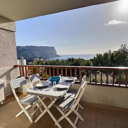 Le 44 Aux Terres Marines -vu Mer-clim-piscine-fibre-parking Lägenhet Cassis